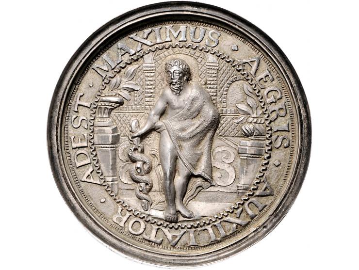 Historiepenningen 1794, Toegangspenning van de Hortus Medicus Amsterdam, gegraveerde tekst Nicolaus van der Eem, Haga Batavis