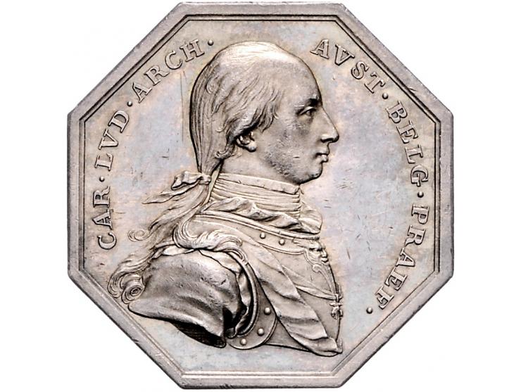 Historiepenningen 1793, Oostenrijkse Nederlanden, nieuwjaarspenning voor het jaar 1794, ter herinnering aan de Oostenrijkse o