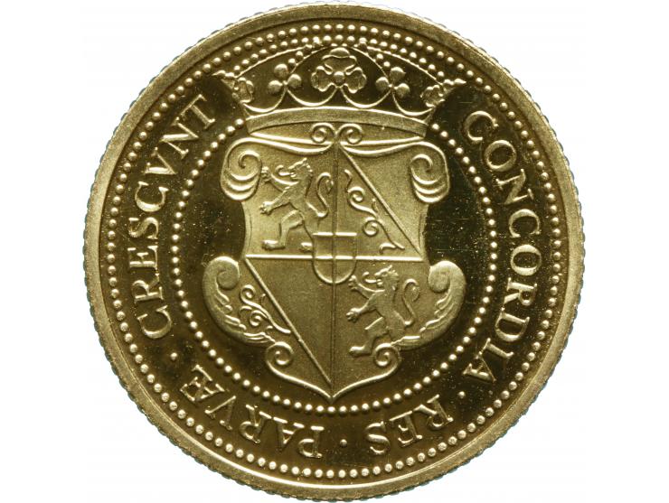 Penning geslagen ter ere van 400 jaar unie van Utrecht - goud - 6,72 gram .900 - UNC-