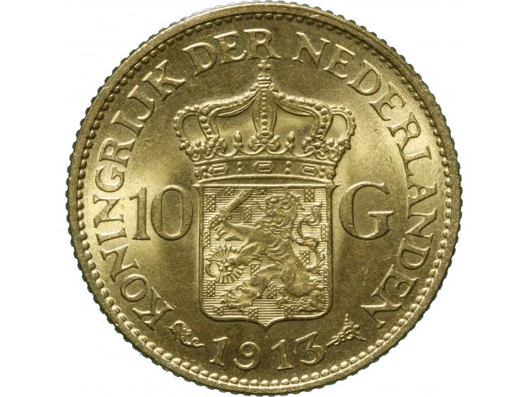 10 Gulden 1913 (Sch. 747) - Pr+