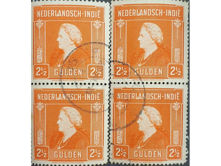 1870-1950c. voorraad gestempeld en iets */** w.b. stempelmateriaal, iets betere ex., postzaklabels, automaatboekjes etc. in 1