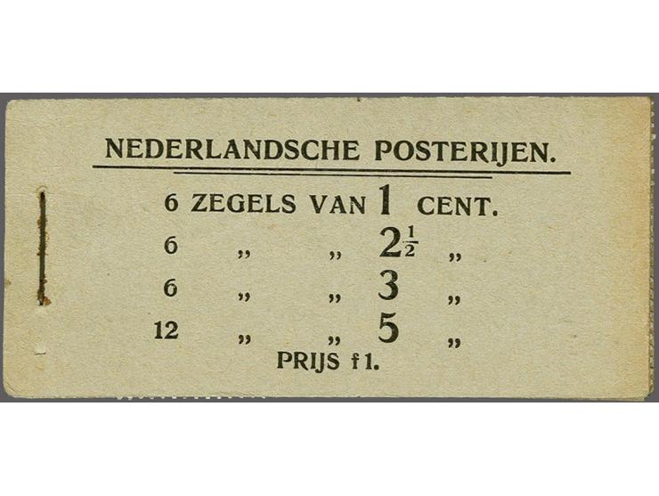 Boekje PZ11 met alleen 12 stuks 5 cent (enkele met plakker bevestigd), overige zegels niet aanwezig