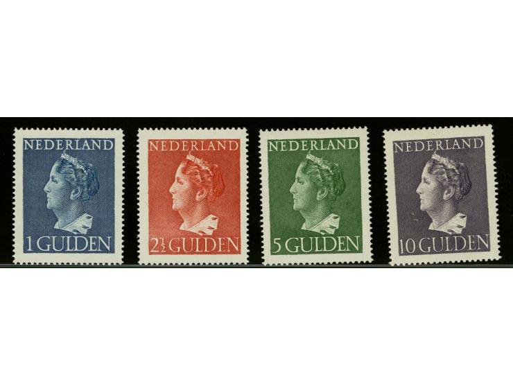 1 t/m 10 gulden, pracht ex., cat.w. 544