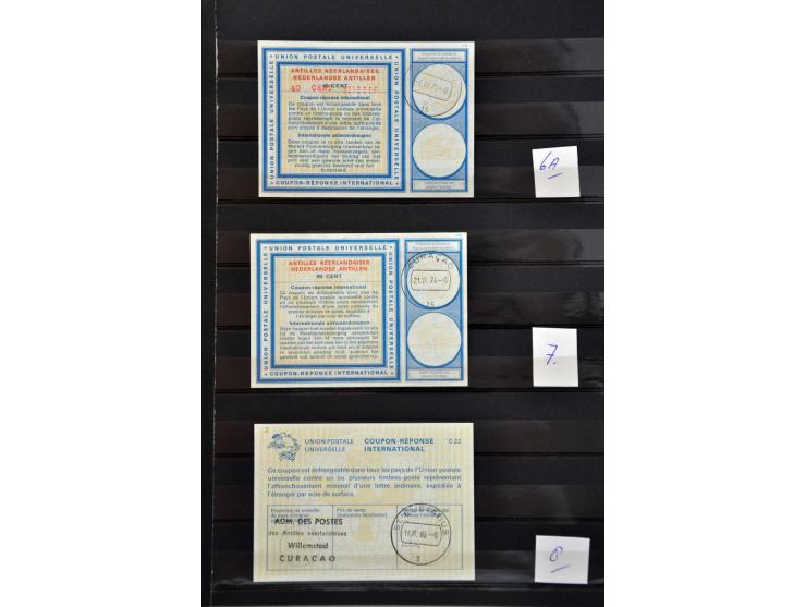 Curaçao en Antillen inclusief Aruba collectie w.b. model London 5x (G2, G3, G4u, G4ua, G5u) waarvan 4 ex. afgebeeld in de Geu