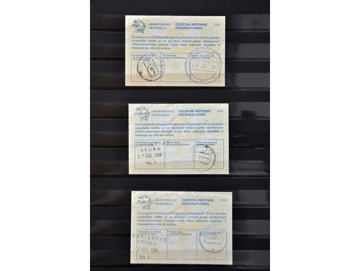 Curaçao en Antillen inclusief Aruba collectie w.b. model London 5x (G2, G3, G4u, G4ua, G5u) waarvan 4 ex. afgebeeld in de Geu