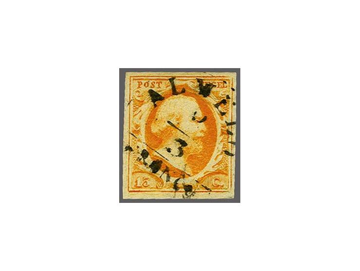 Almelo A (Ey 250) op 15 cent donkeroranje pos. 9, pracht ex.