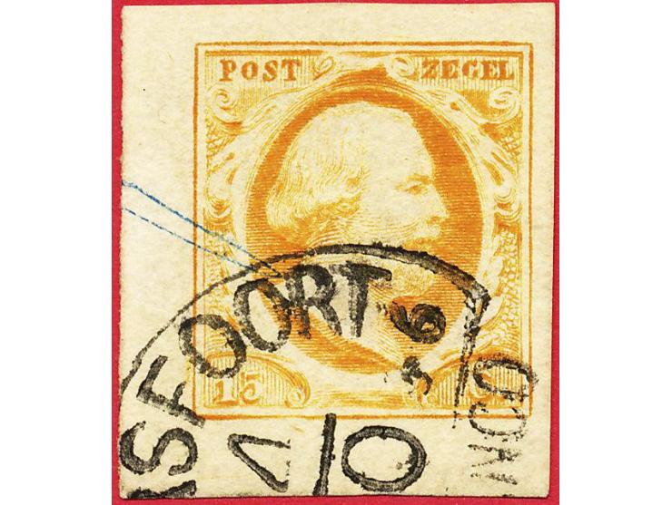 Amersfoort C (Ey 700) op 15 cent donkeroranje pos. 46 met hoekvelrand, luxe ex.!