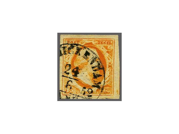 Monnickendam B (Ey 800) op 15 cent donkeroranje, pracht ex.
