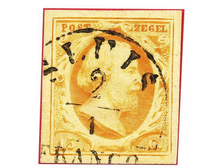 Sluis A (Ey 500) op 15 cent donkeroranje pos. 22, pracht ex. Herkomst: collectie Lodder (1986)