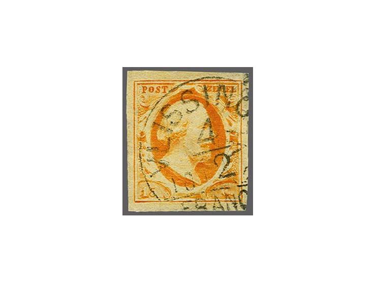 Vlissingen C klein (Ey R) op 15 cent donkeroranje, pracht ex.