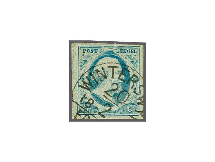 Winterswyk C (Ey R) op 5 cent lichtblauw plaat III pos. 55, pracht ex. (vlekje achterzijde) Het Corinphila-archief meldt 9 af
