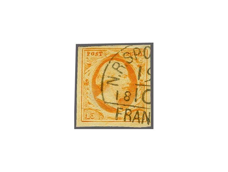 N.R.Spoorweg C (Ey R) deels op 15 cent donkeroranje, pracht ex.