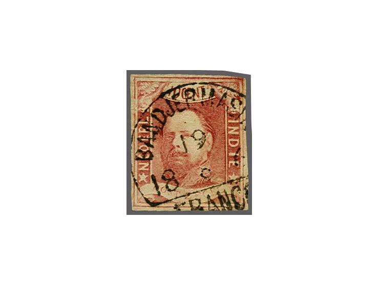Bandjermasin (Voerman 200) op 10 cent wijnrood pos. 40, pracht ex.