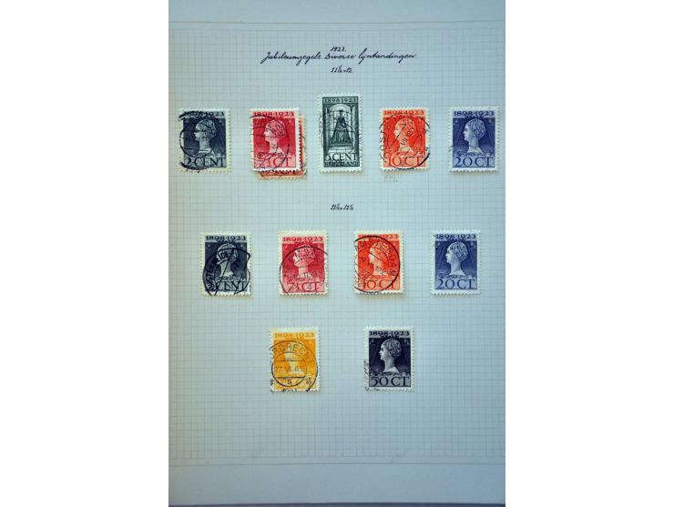 tandingcollectie gestempeld in mooie kwaliteit op bladen