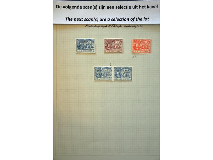 collectie 1906-1982 geheel * met vele betere ex. en series, plaatfouten en enkele variëteiten in mooie frisse kwaliteit en ke