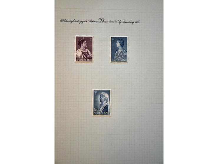 collectie 1906-1982 geheel * met vele betere ex. en series, plaatfouten en enkele variëteiten in mooie frisse kwaliteit en ke