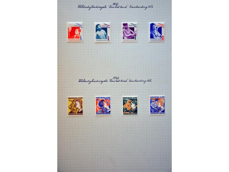 collectie 1906-1982 geheel * met vele betere ex. en series, plaatfouten en enkele variëteiten in mooie frisse kwaliteit en ke