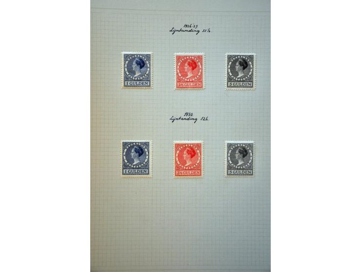 collectie 1906-1982 geheel * met vele betere ex. en series, plaatfouten en enkele variëteiten in mooie frisse kwaliteit en ke