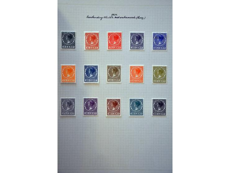 collectie 1906-1982 geheel * met vele betere ex. en series, plaatfouten en enkele variëteiten in mooie frisse kwaliteit en ke