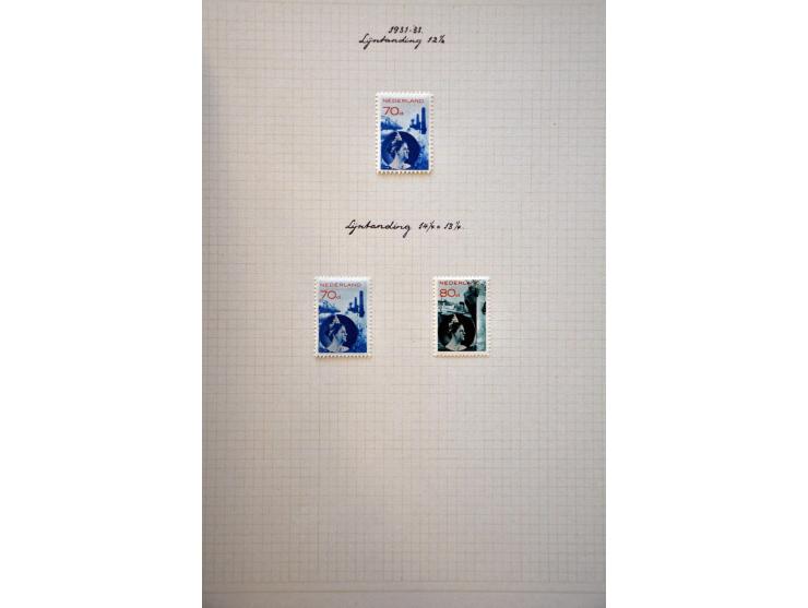 collectie 1906-1982 geheel * met vele betere ex. en series, plaatfouten en enkele variëteiten in mooie frisse kwaliteit en ke