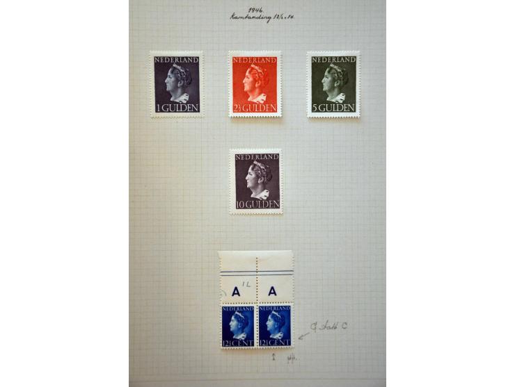 collectie 1906-1982 geheel * met vele betere ex. en series, plaatfouten en enkele variëteiten in mooie frisse kwaliteit en ke