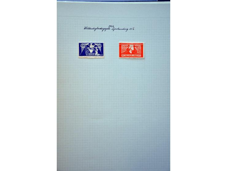 collectie 1906-1982 geheel * met vele betere ex. en series, plaatfouten en enkele variëteiten in mooie frisse kwaliteit en ke