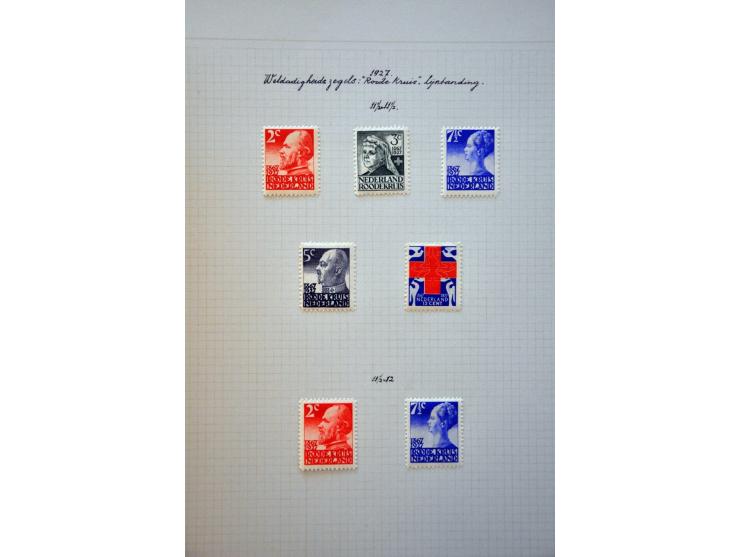 collectie 1906-1982 geheel * met vele betere ex. en series, plaatfouten en enkele variëteiten in mooie frisse kwaliteit en ke
