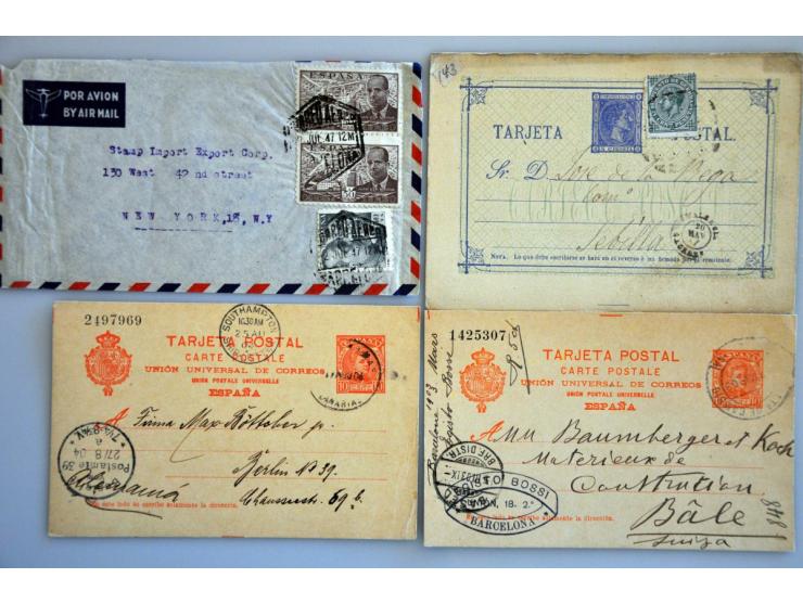 ca. 75 post(waarde)stukken w.b. veel censuur