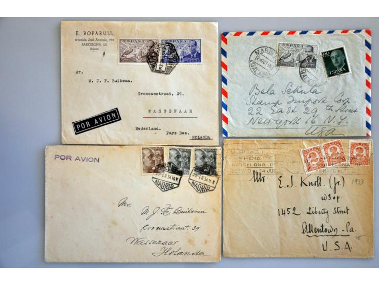 ca. 75 post(waarde)stukken w.b. veel censuur
