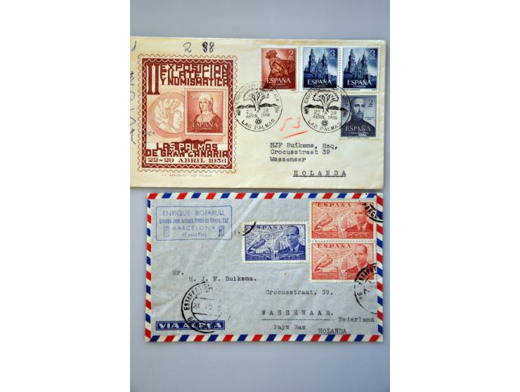 ca. 75 post(waarde)stukken w.b. veel censuur