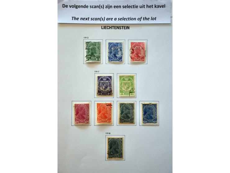 collectie 1912-2001 gestempeld en * later meest ** met betere ex. in 2 Davo albums en diverse jaarsets in envelop