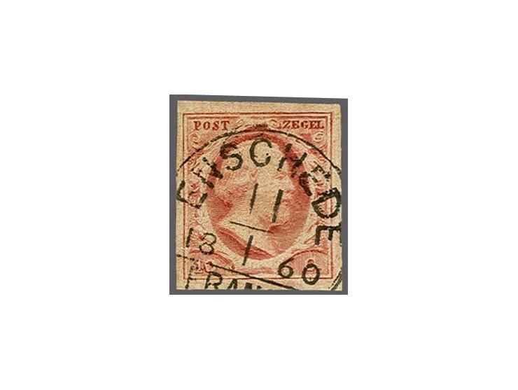 Enschede C (Ey 100) op 10 cent rood plaat V pos. 58, pracht ex.