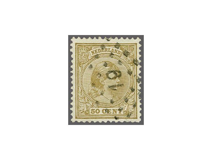 19 - Brummen - op Hangend Haar 50 cent, pracht ex., cat.w. 250+25