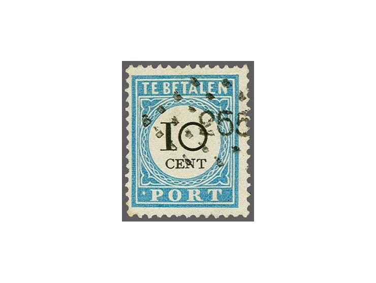 255 - Ede - op port 10 cent, pracht ex., cat.w. 175