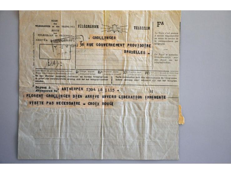 België 1939-1947, 225 poststukken van/naar Duitsland met censuur w.b. expres, stempels Zurück Nicht im Oflag VII B, Feldpost,
