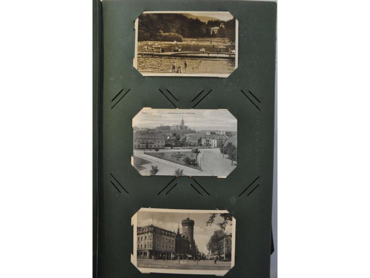 450 ex. oude en zeer oude met betere litho kaarten in groot album
