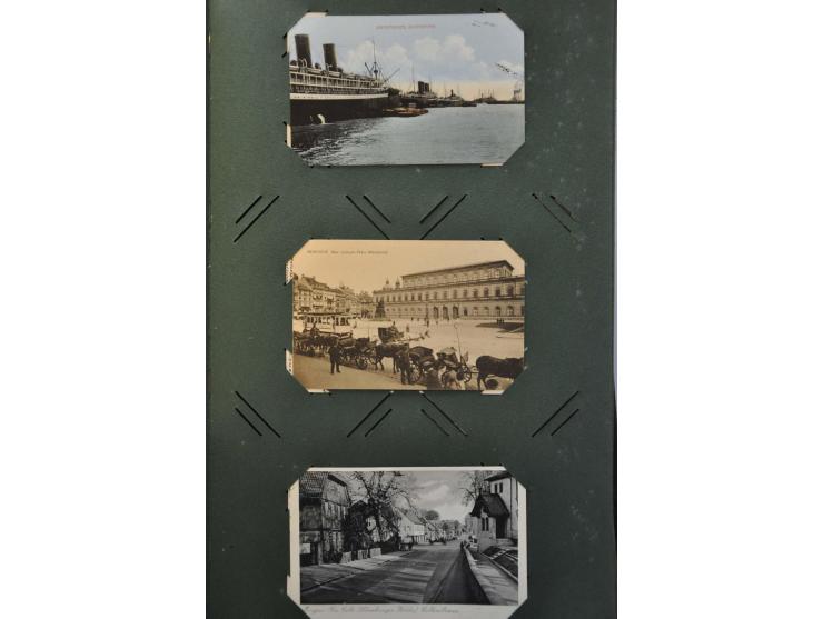 450 ex. oude en zeer oude met betere litho kaarten in groot album