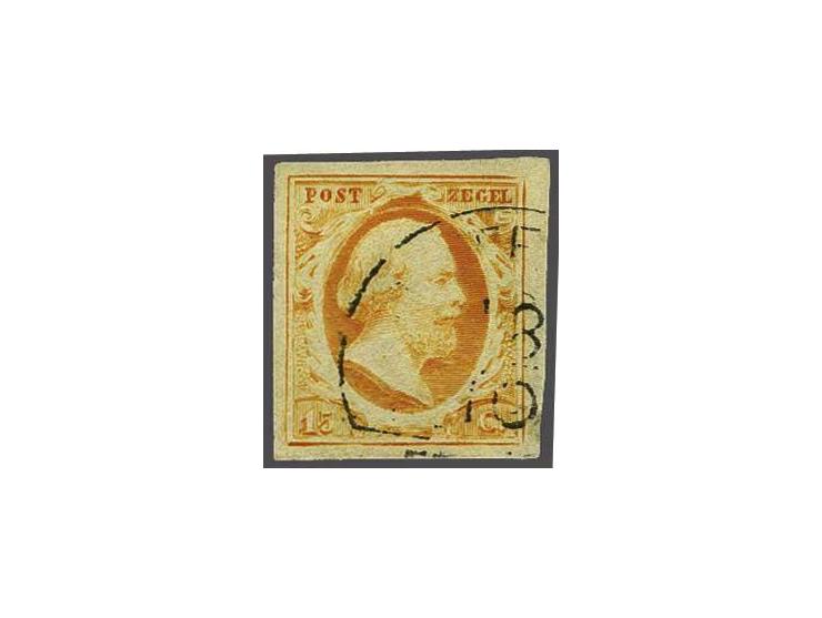 15 cent donkeroranje pos. 7, pracht ex.
