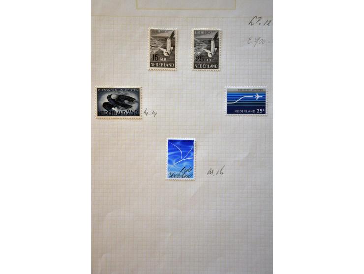 collectie 1876-1980 */** met beter materiaal w.b. Bontkraag, Jubileum 1923, Veth, Van Konijnenburg (met certificaat Muis) etc