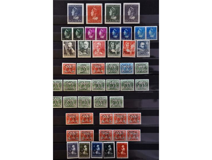 collectie 1876-1980 */** met beter materiaal w.b. Bontkraag, Jubileum 1923, Veth, Van Konijnenburg (met certificaat Muis) etc