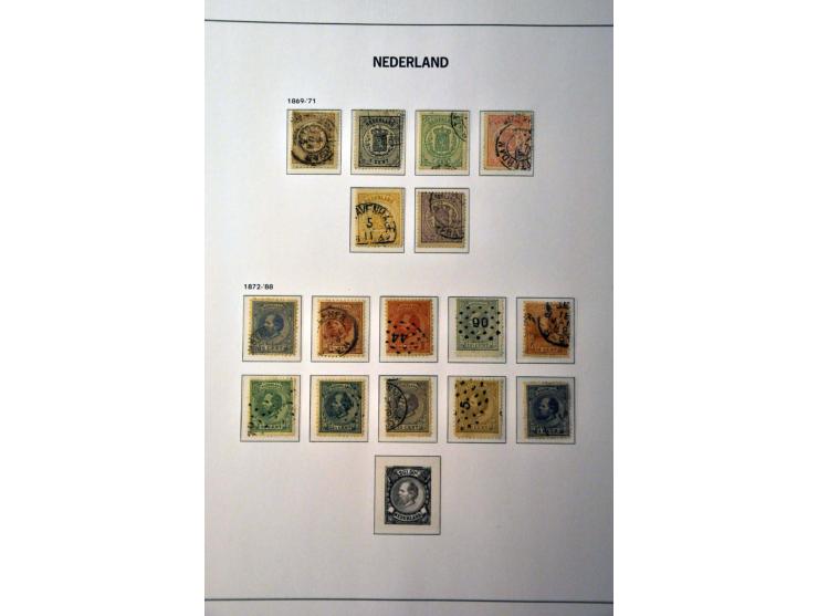 collectie 1852-1999 meest */** (deels nagegomd) w.b. 47-48, 56-76, 104-105, Veth, En Face etc. in 3 Davo albums