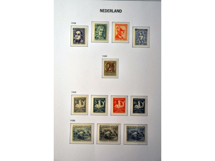 collectie 1852-1999 meest */** (deels nagegomd) w.b. 47-48, 56-76, 104-105, Veth, En Face etc. in 3 Davo albums