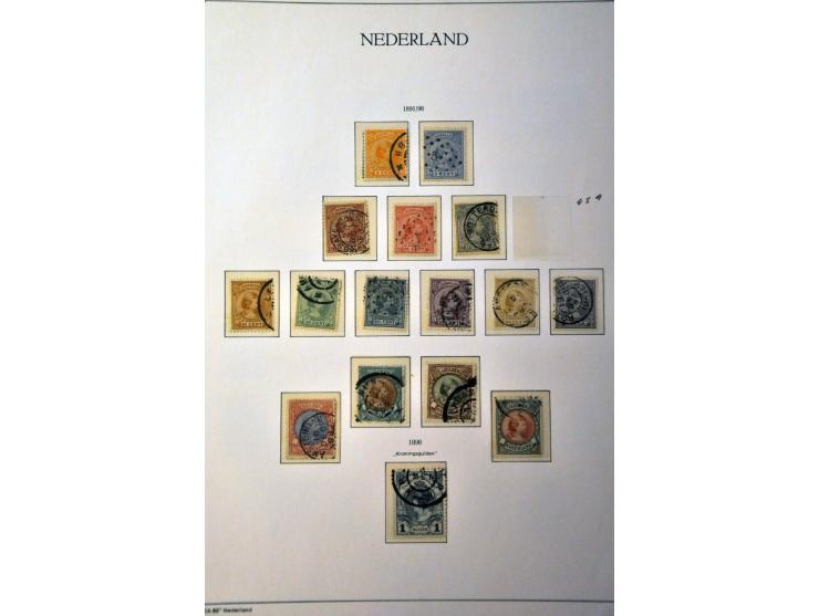 collectie 1852-1960 gestempeld later */** met betere ex. en series in KaBe klemband