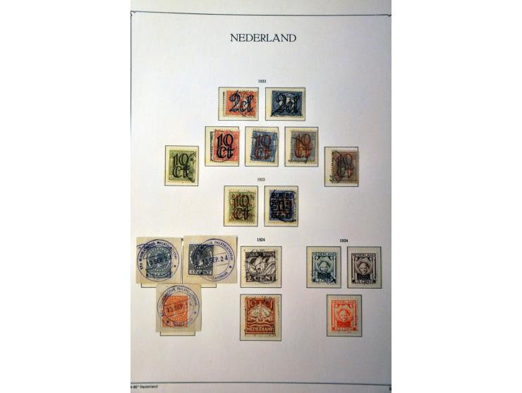 collectie 1852-1960 gestempeld later */** met betere ex. en series in KaBe klemband