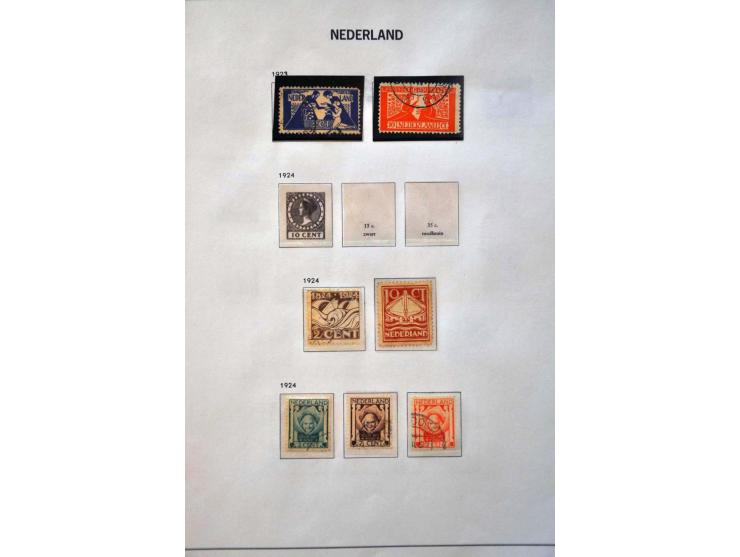 collectie 1852-1979 gestempeld w.b. nrs. 1-79, 130-131 en Meeuwen in Davo album