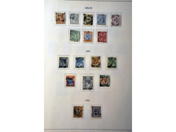 collectie 1852-ca.1980 gestempeld (w.b. nr.1 met Maassluis C en nr.3 met Breda B) en deels */** in 3 albums