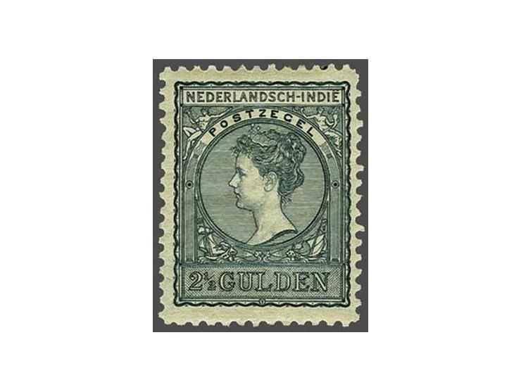 Veth 2½ gulden zwartblauw tanding 11, pracht ex. met certificaat Vleeming 2017, cat.w. 1100