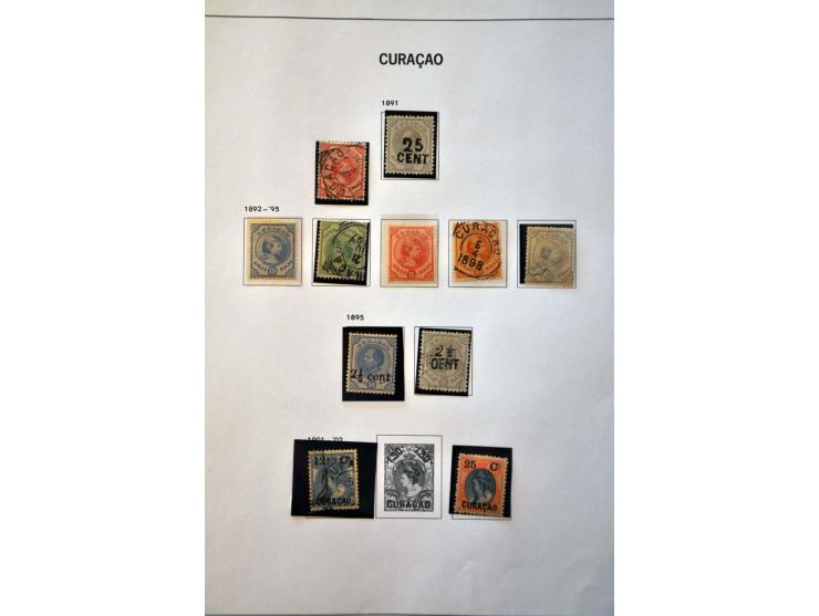 collectie met betere ex. en series in Davo album