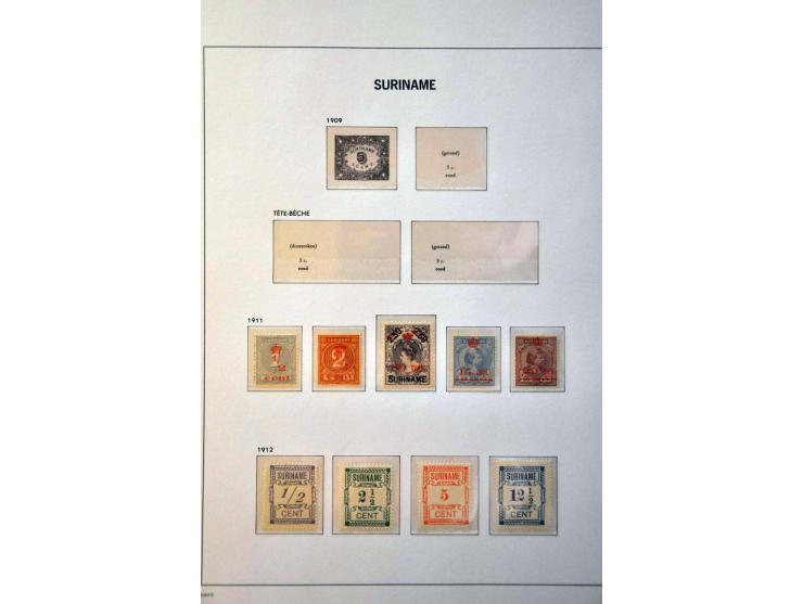 collectie 1873-1975 geheel */** met veel betere ex. en series w.b. emissie 1873, Kroontjesopdrukken, Do. X, Mercurius 5 gulde