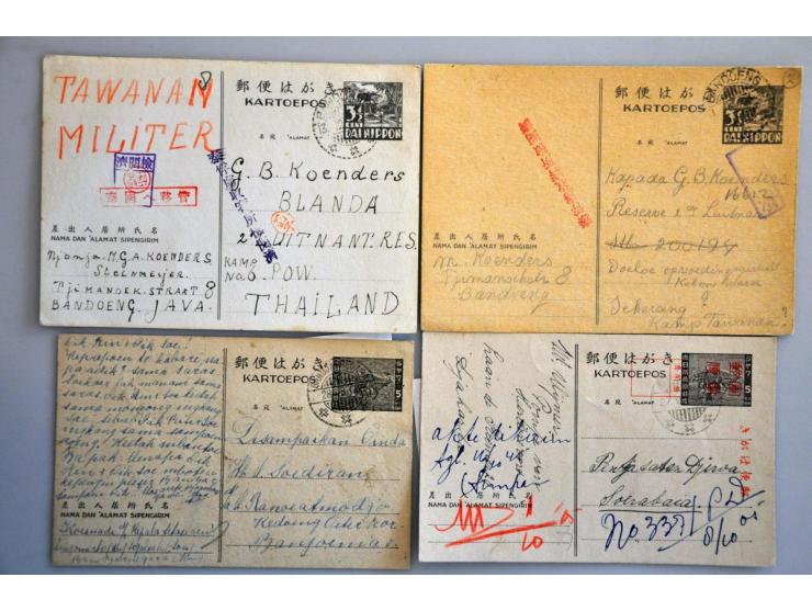 en iets Interim periode postwaardestukken w.b. censuur, naar Thailand etc.